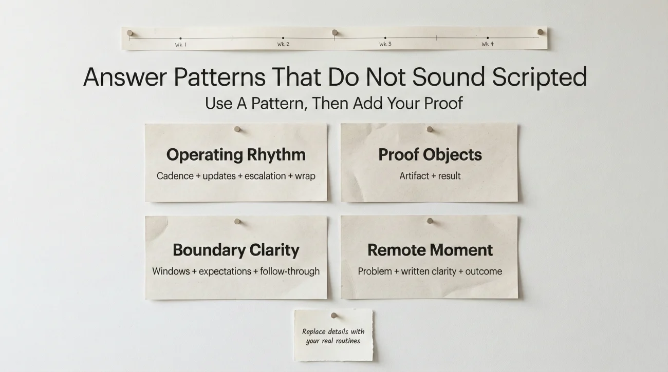 Remote Interview Answer Patterns Not Memorized Scripts