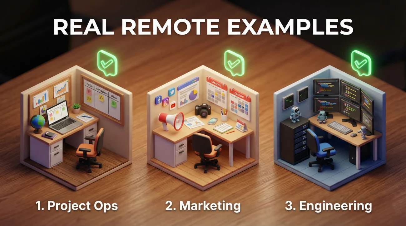 Remote Role Bullet Examples