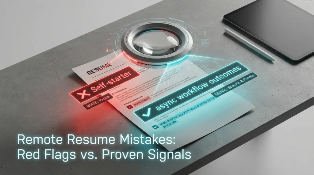 Remote Work Resume Mistakes