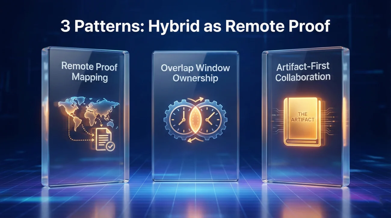 Three Patterns For Hybrid Remote Work Proof
