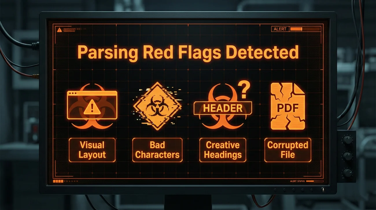 Common Resume Parsing Red Flags Checklist