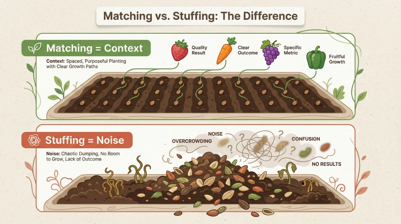 Resume Keyword Matching Versus Stuffing Comparison