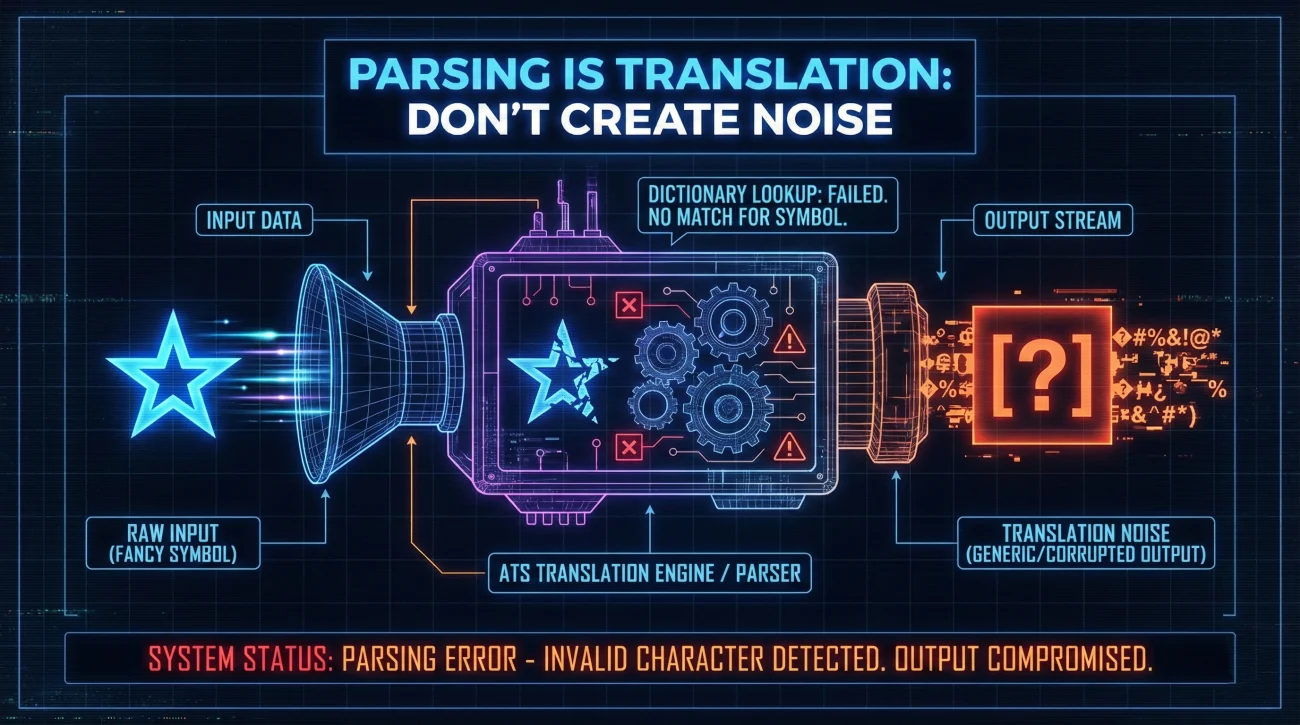 Resume Parsing Translation Process Visualization