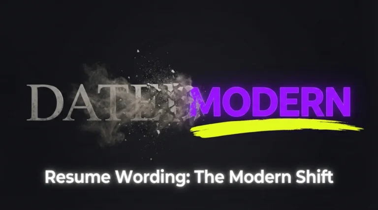 Modernize Your Resume Wording: Replace 20 Dated Phrases Without Sounding Like a Bot