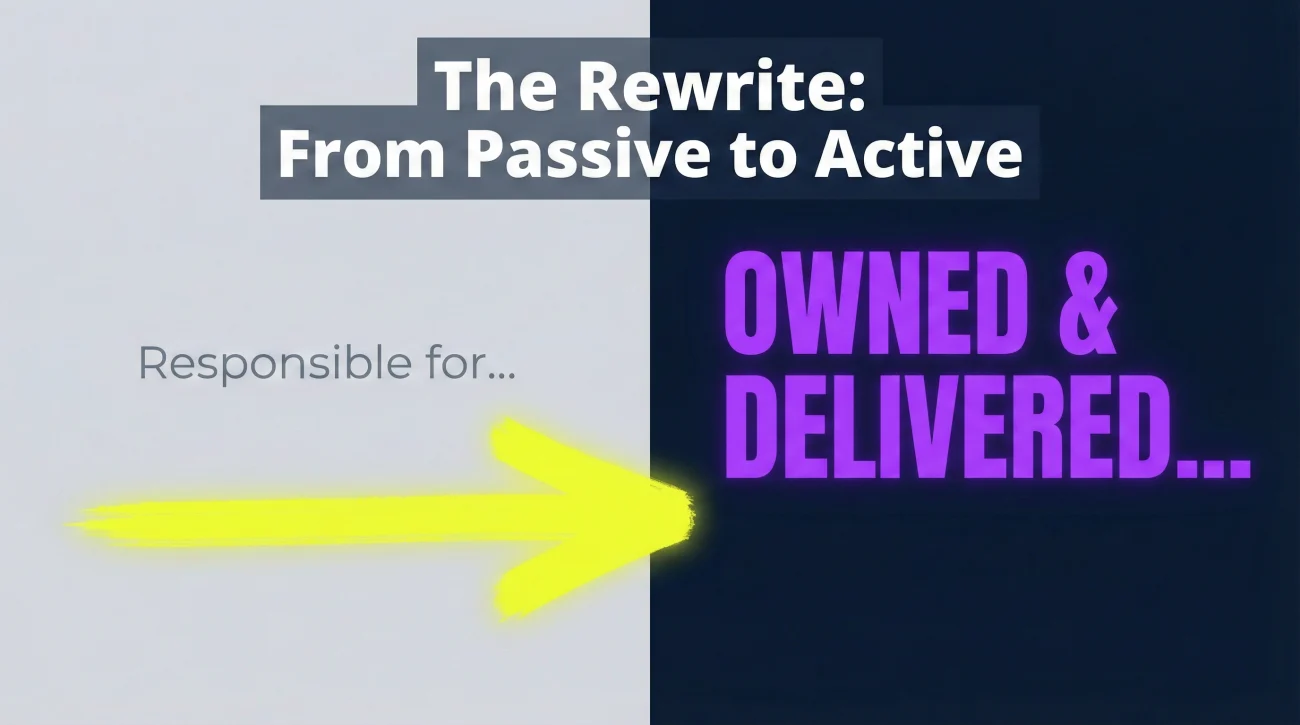 Resume Bullet Point Rewrite Before And After