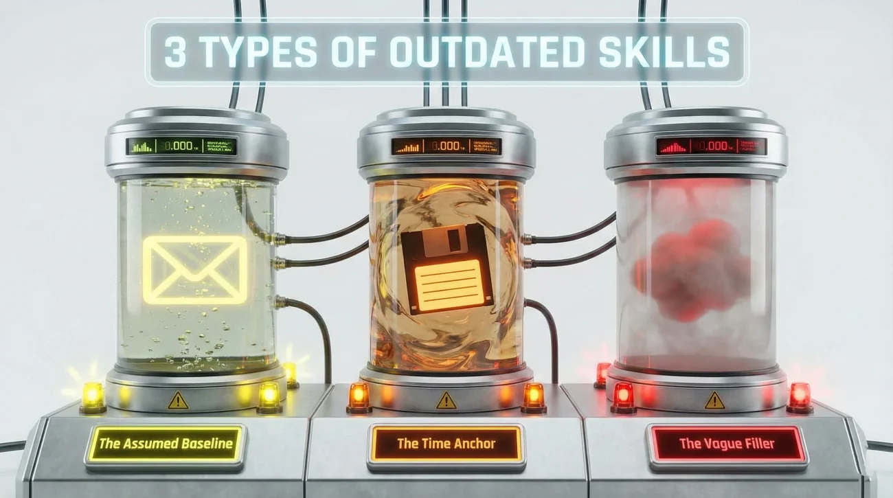 Three Types Of Outdated Resume Skills