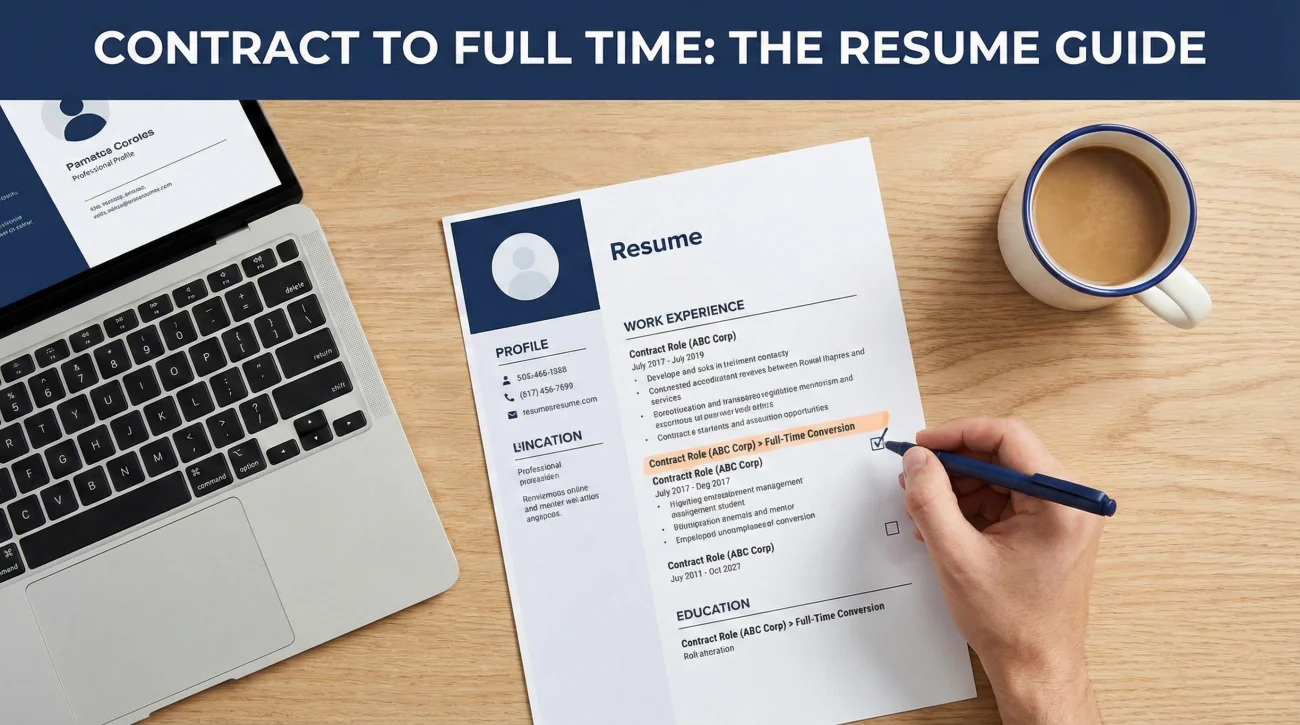 Contract To Full Time Resume 1